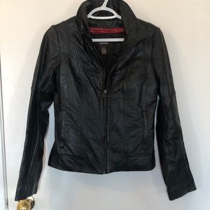 Danier black Leather jacket
